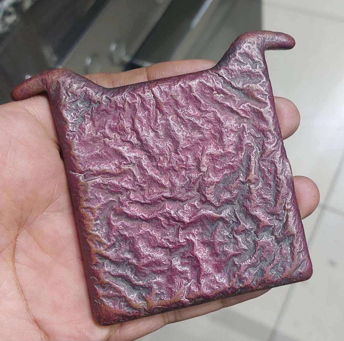 Vintage solid copper anode weight 366g