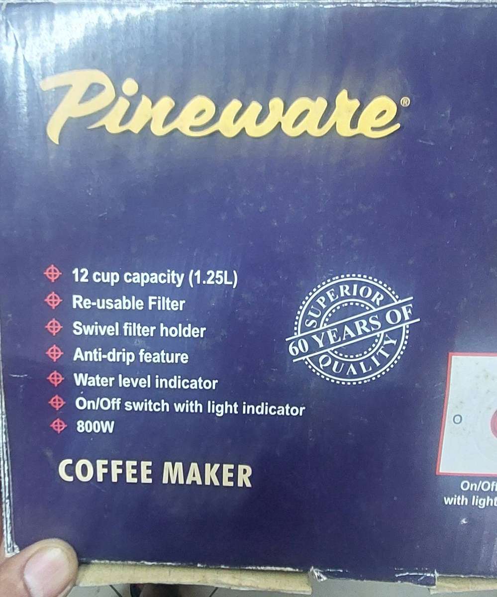 Vintage pineware coffee maker