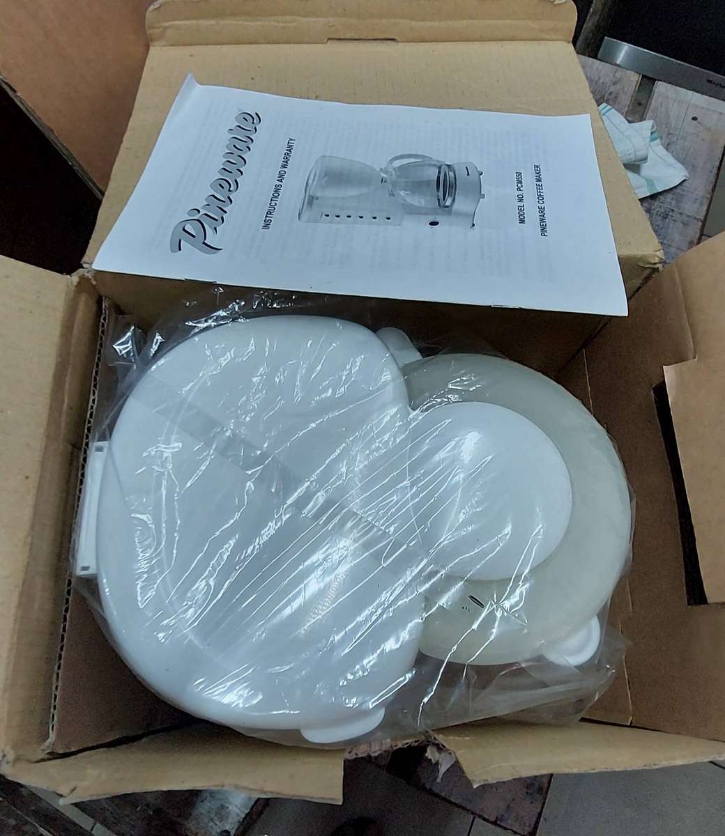 Vintage pineware coffee maker