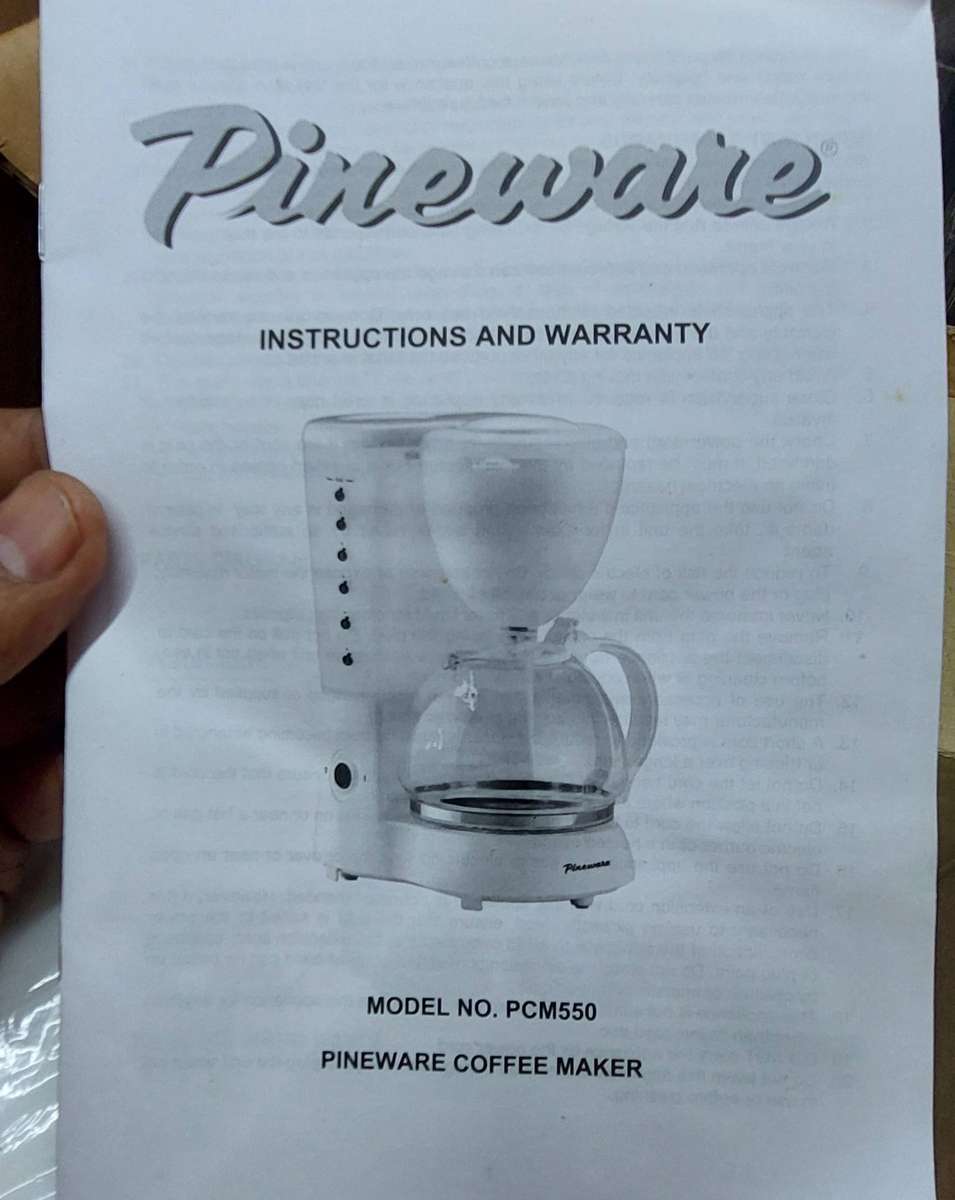 Vintage pineware coffee maker