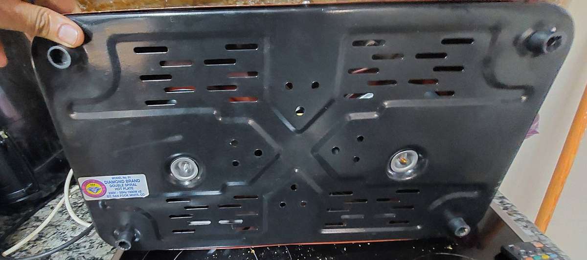 2 plate electric stove