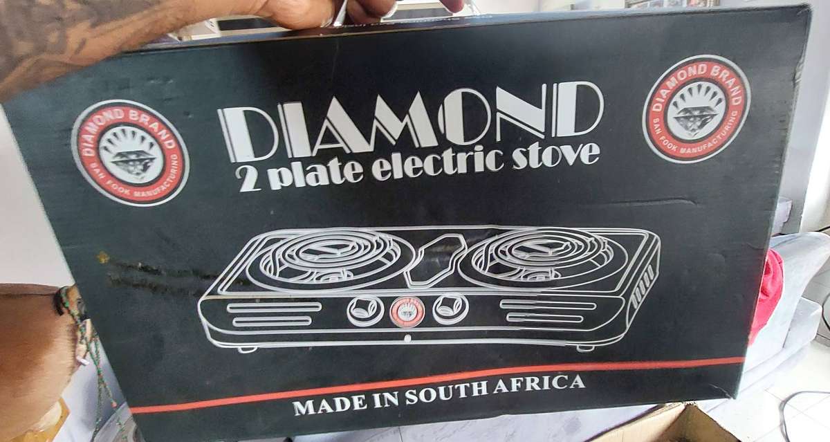 2 plate electric stove