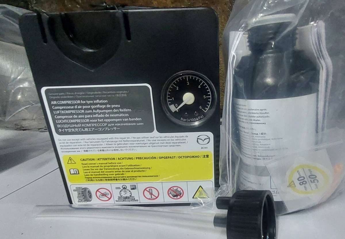 Mazda 6 bar complete tyre mobility kit