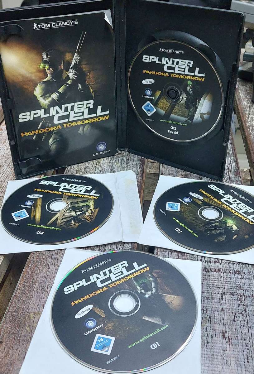 SPLINTER CELL PANDORA TOMORROW Pc games disc