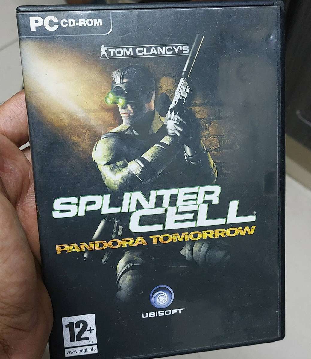 SPLINTER CELL PANDORA TOMORROW Pc games disc