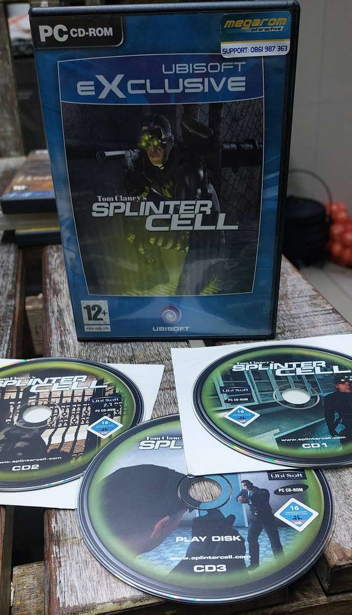 SPLINTER CELL EXCLUSIVE Pc games disc