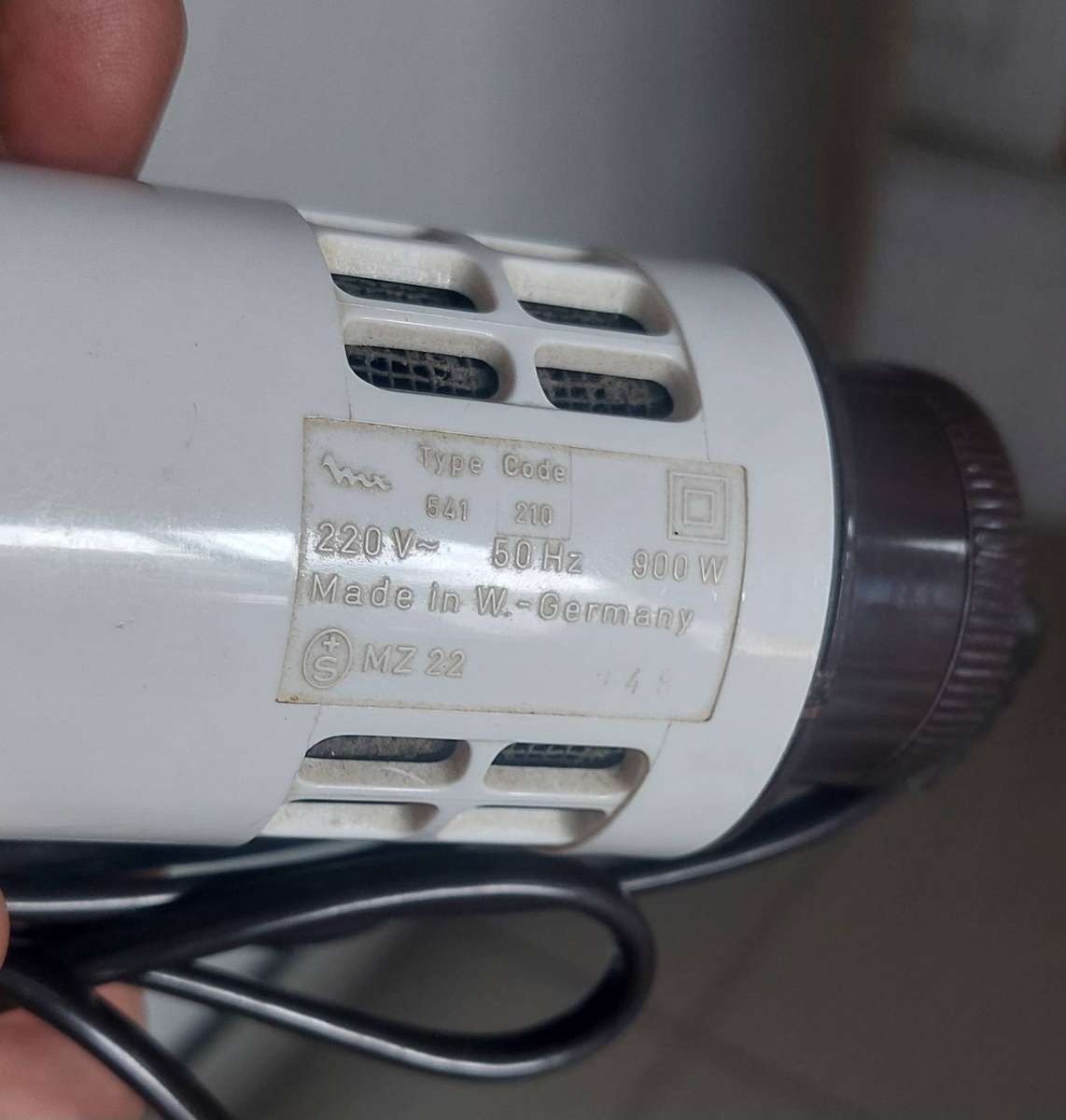 German Vintage Moulinex Hair Dryer works perfect