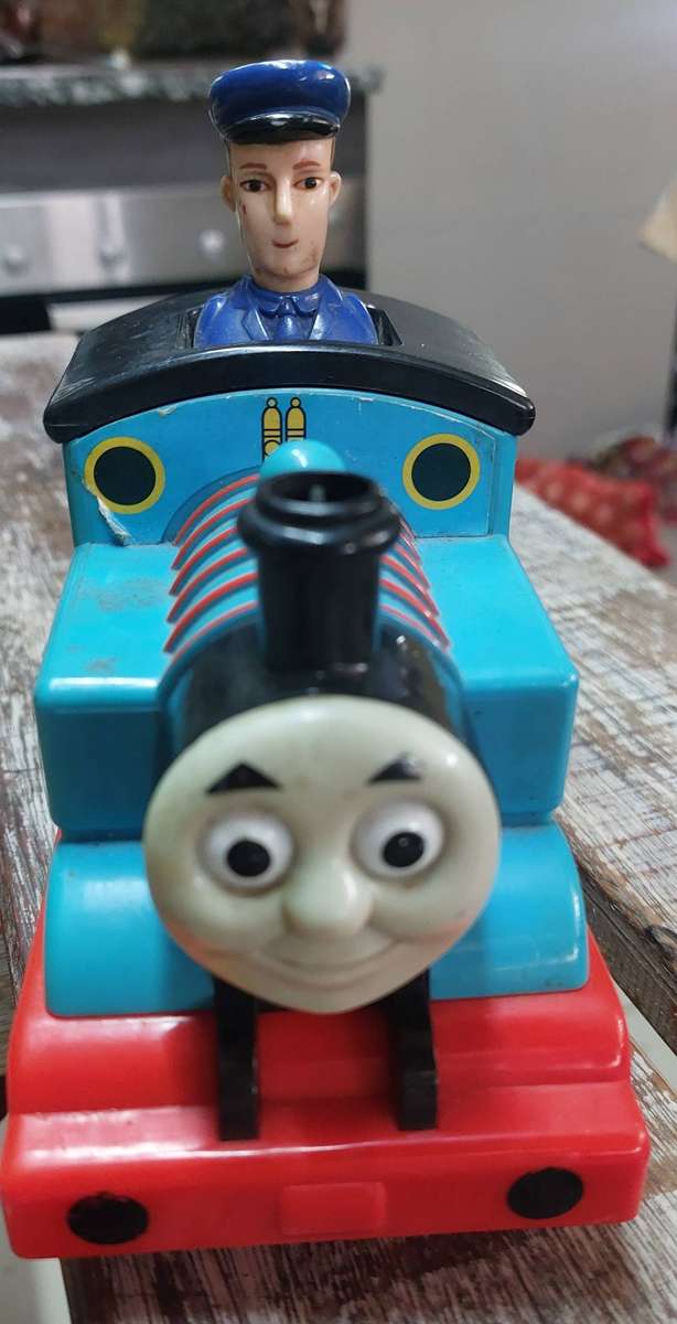 Vintage Thomas the train push down head and moves