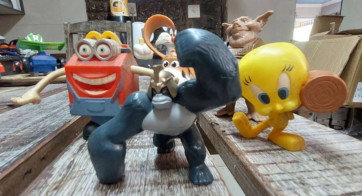 Toy figures bid for the lot