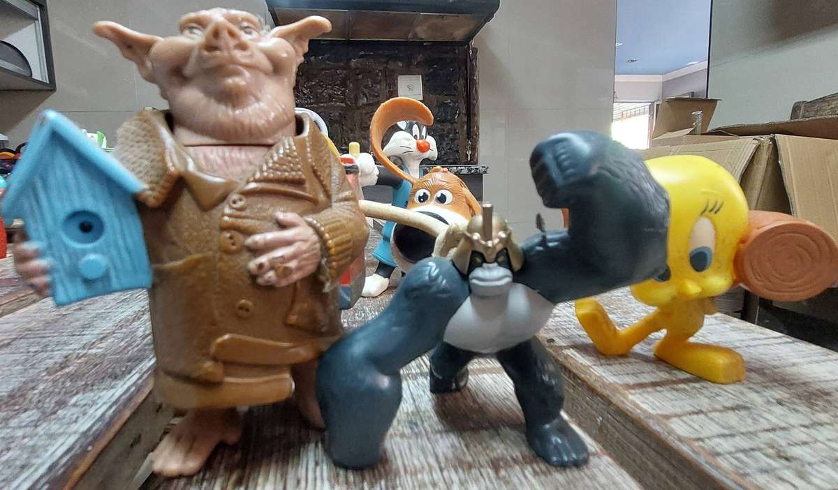 Toy figures bid for the lot