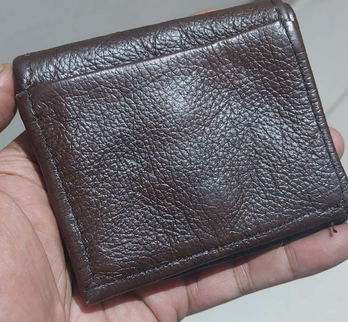 200% hand made leather wallet money back guarantee