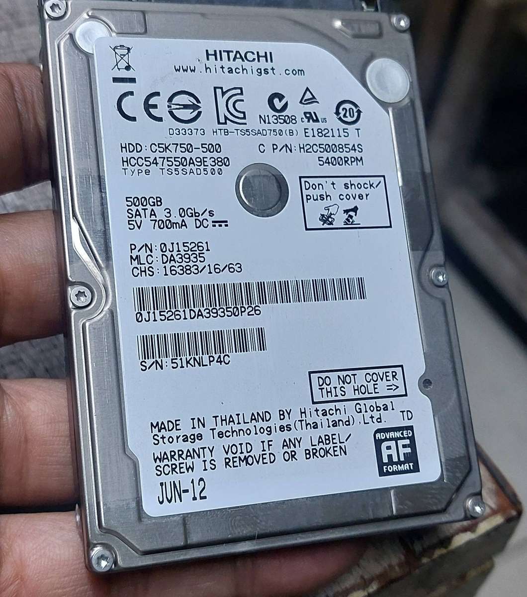 500gb hard drive