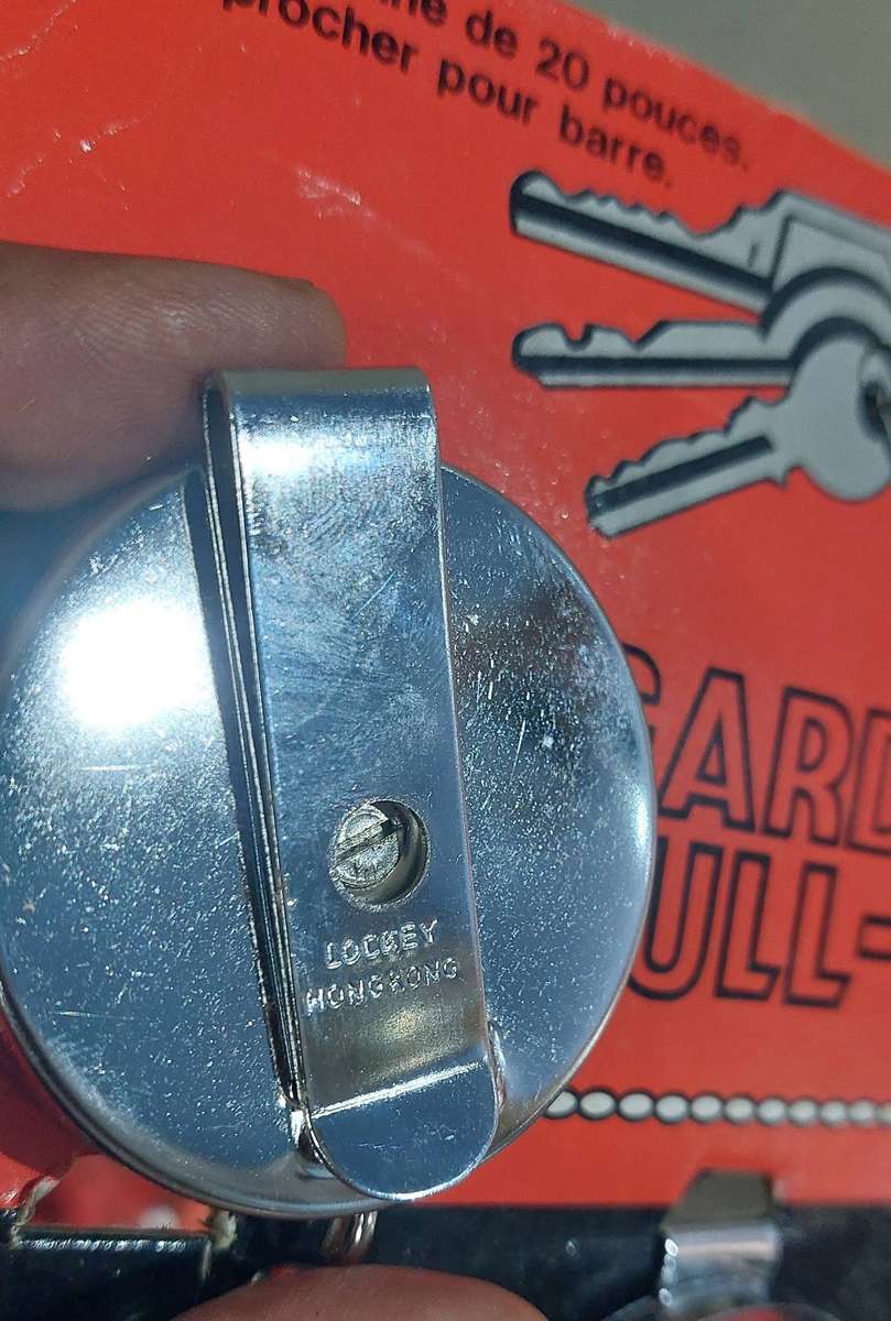 Vintage prison  guard style stainless key pull chain made in Hong Kong money back guarantee