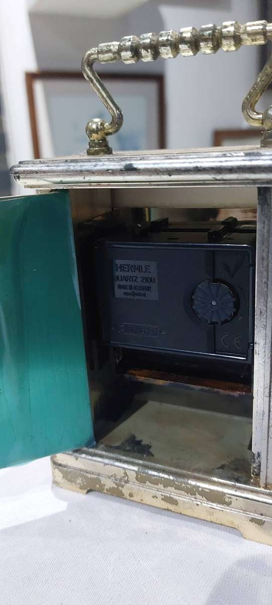 vintage made in Germany Hermle mantle  clock.