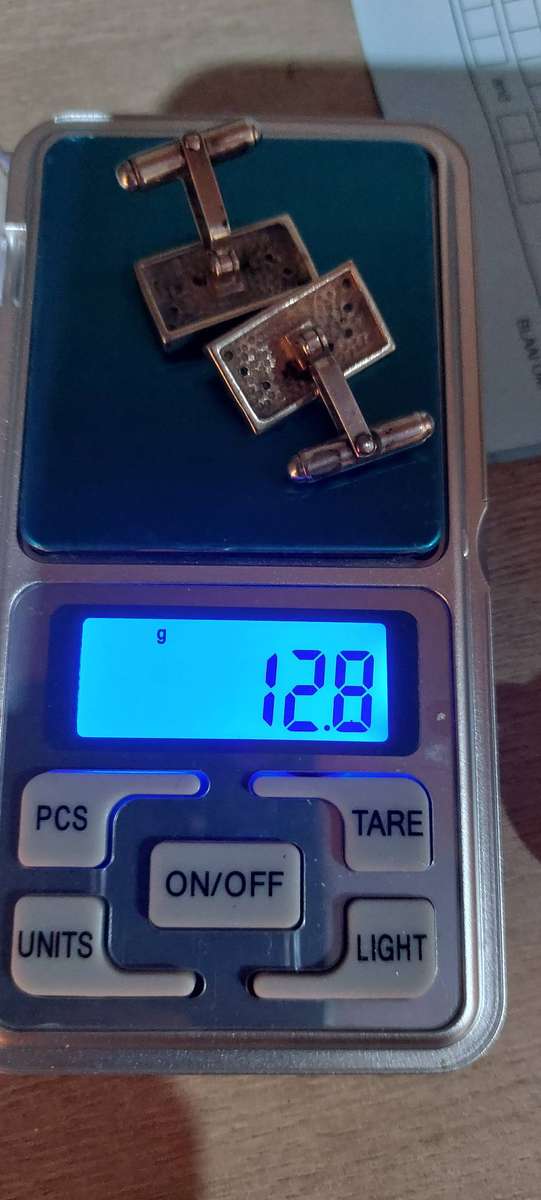 solid silver cufflinks clearly marked