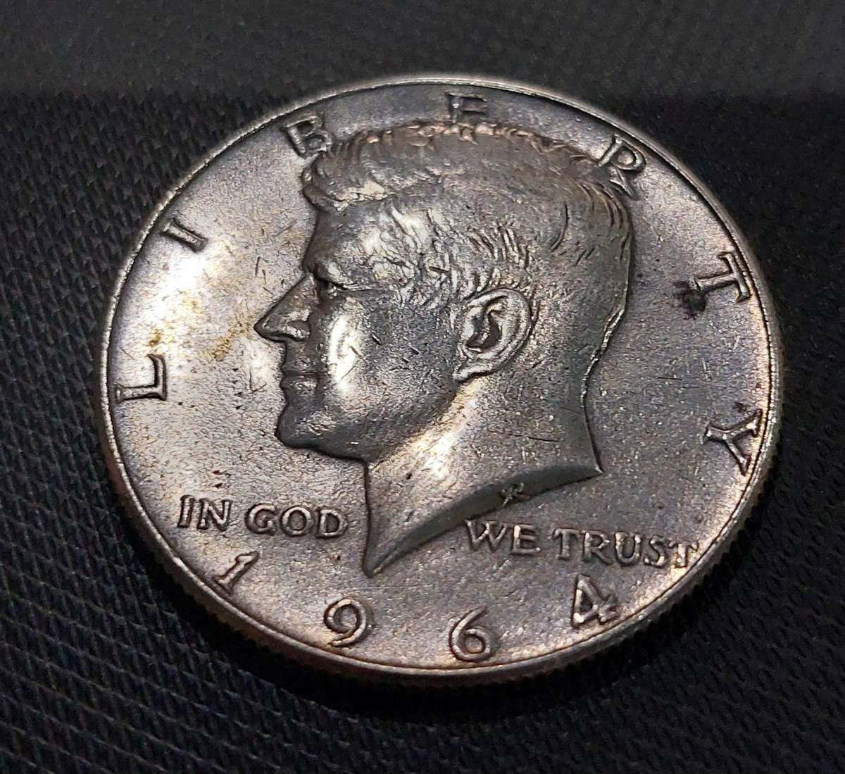 USA 1964: Kennedy Half Dollar silver (.900): Authorized by Congress following the JFK assassination