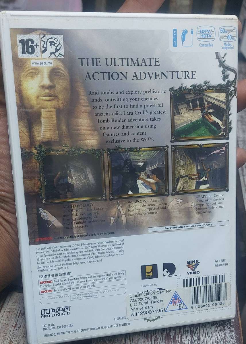 Nintendo wii tomb raider game