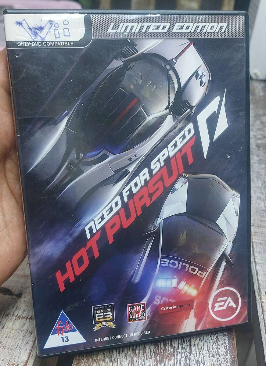 Limited edition need for speed hot pursuit game pc