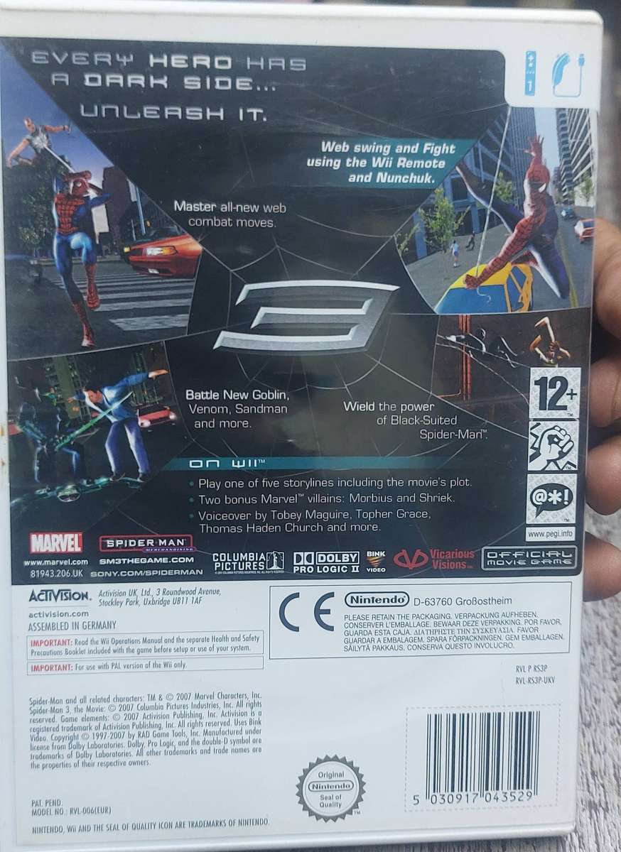 Nintendo wii spiderman game only