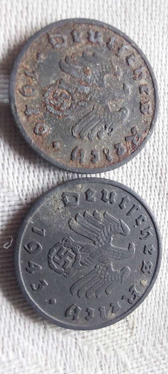 1940 and 1943 german coins