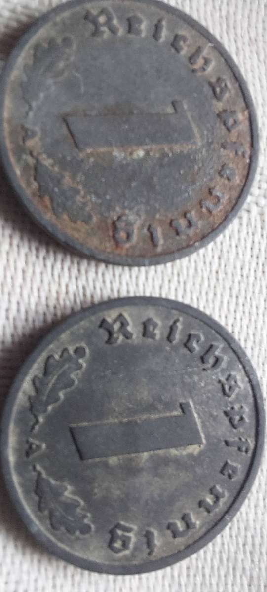 1940 and 1943 german coins