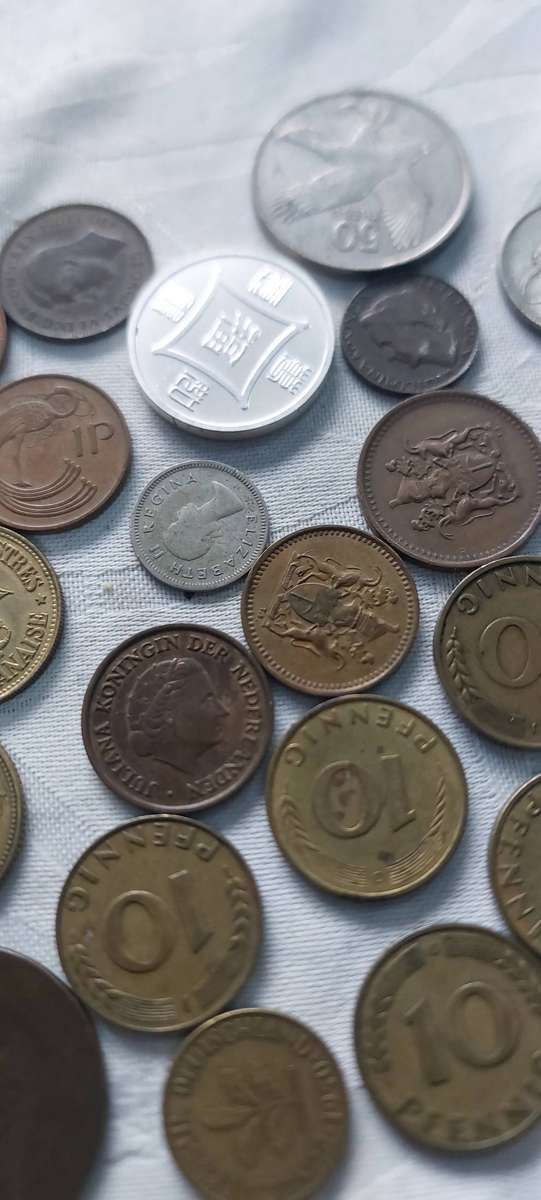 Very Old coins bid for the lot