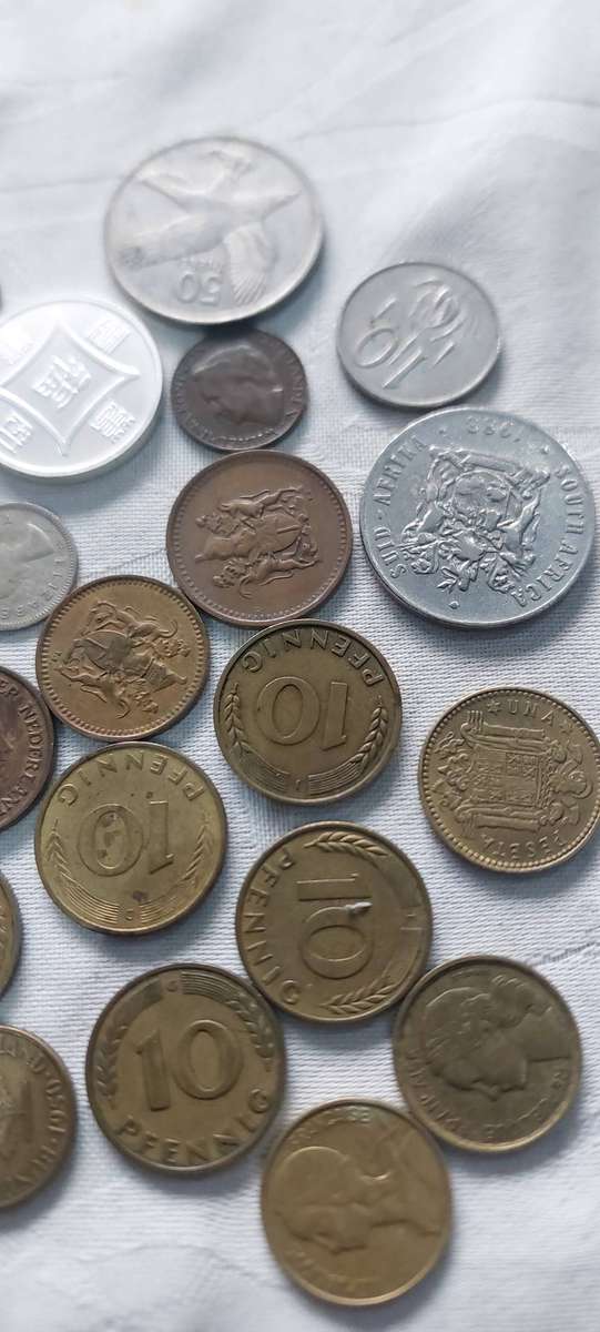 Very Old coins bid for the lot