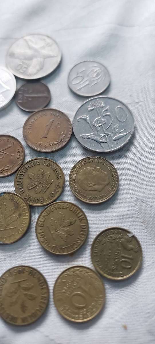 Very Old coins bid for the lot