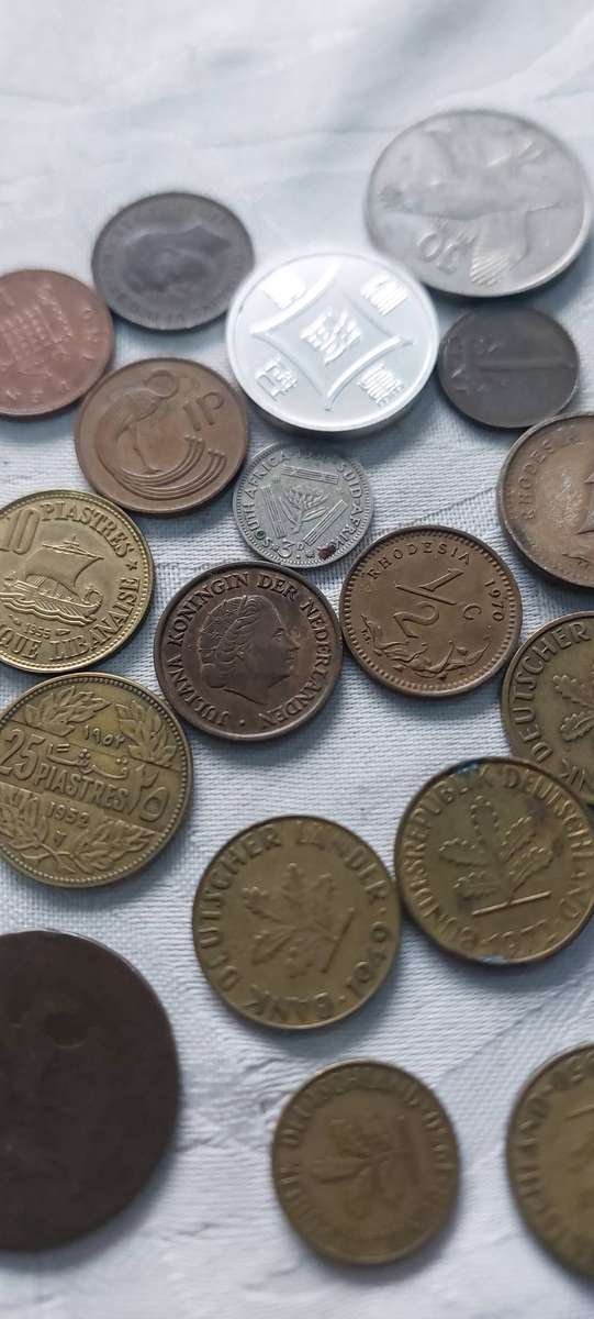 Very Old coins bid for the lot