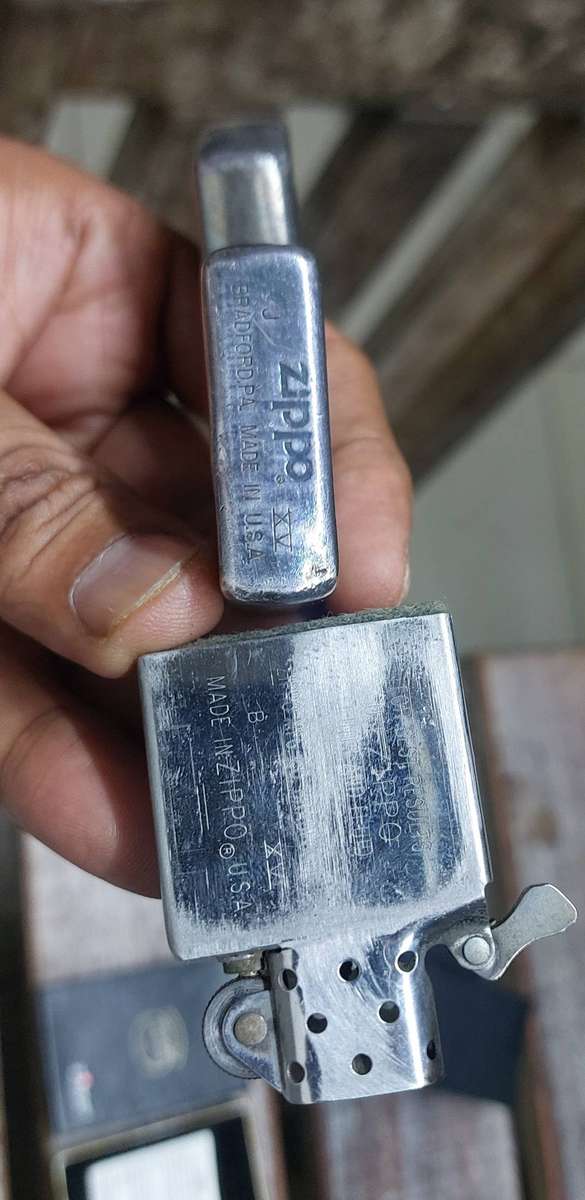 Vintage old zippo lighter
