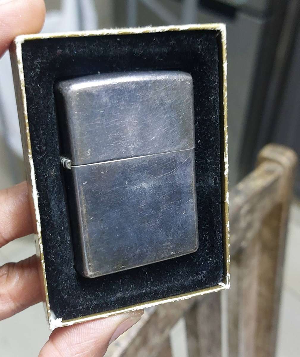 Vintage old zippo lighter