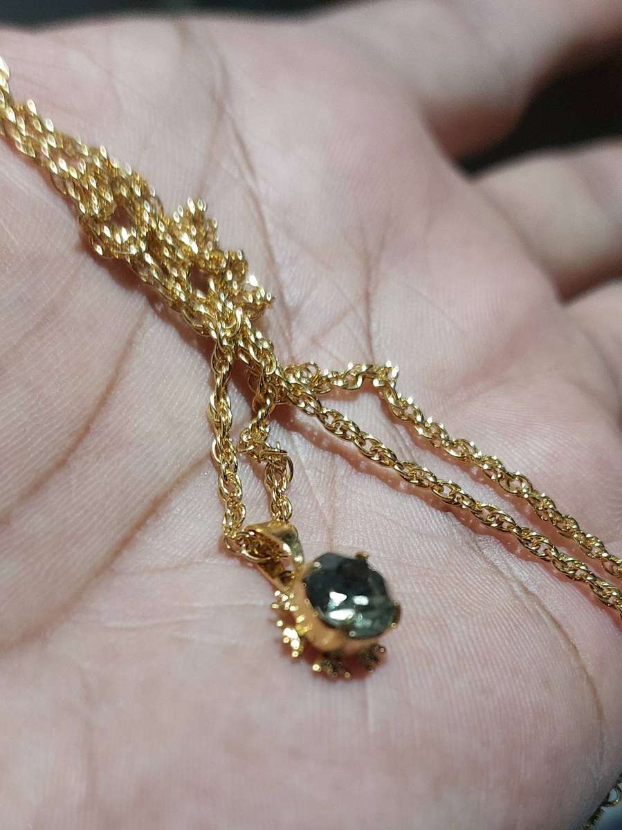 Vintage rope chain and pendant