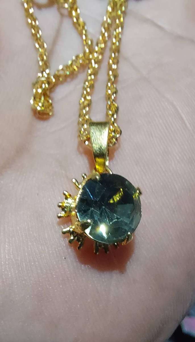 Vintage rope chain and pendant