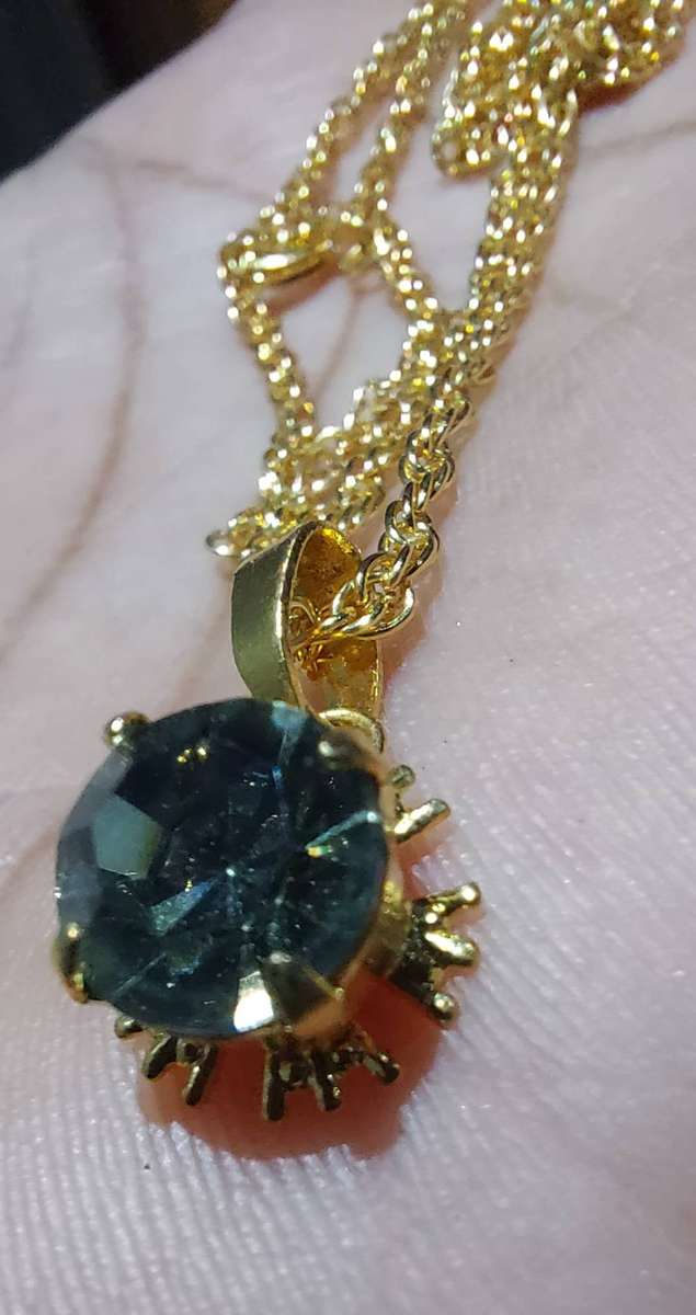 Vintage rope chain and pendant