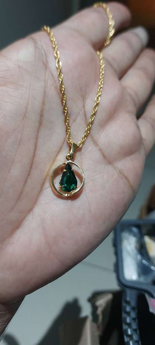 Vintage rope neck chain and pendant