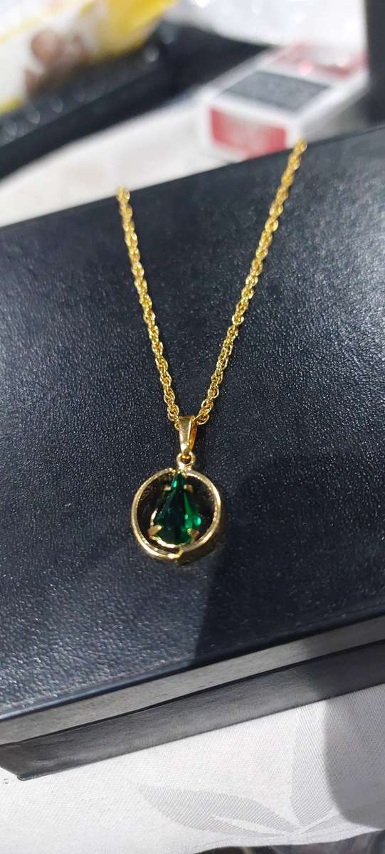 Vintage rope neck chain and pendant