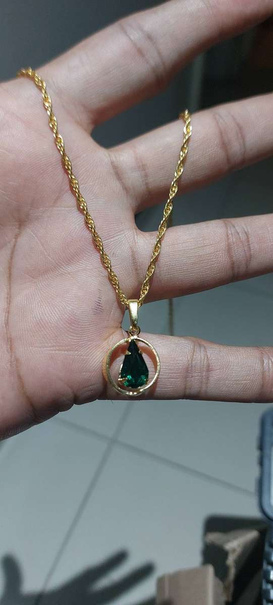 Vintage rope neck chain and pendant