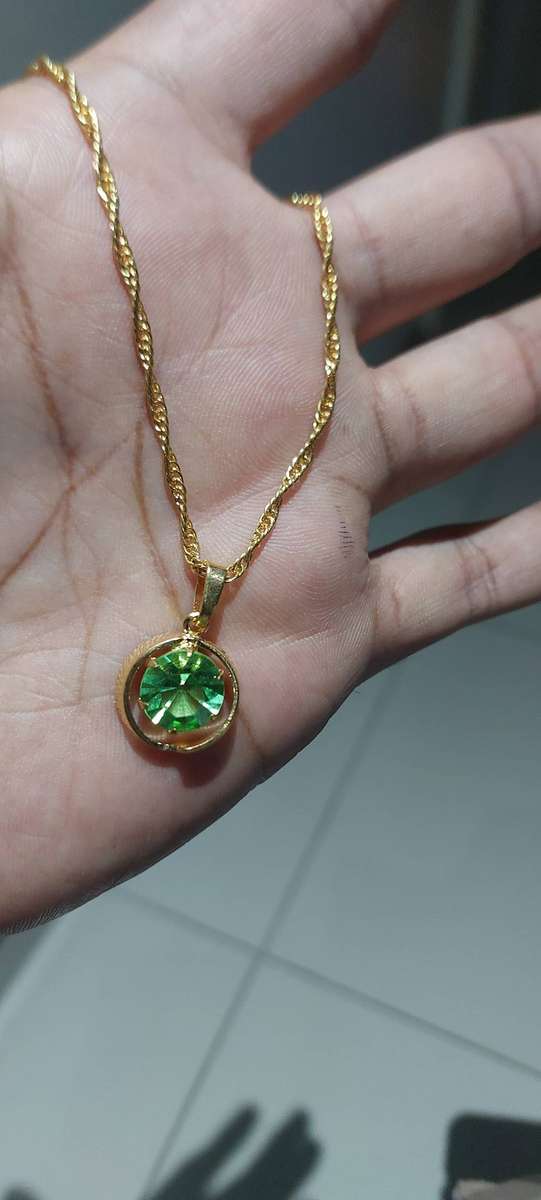 Vintage rope chain  and pendant