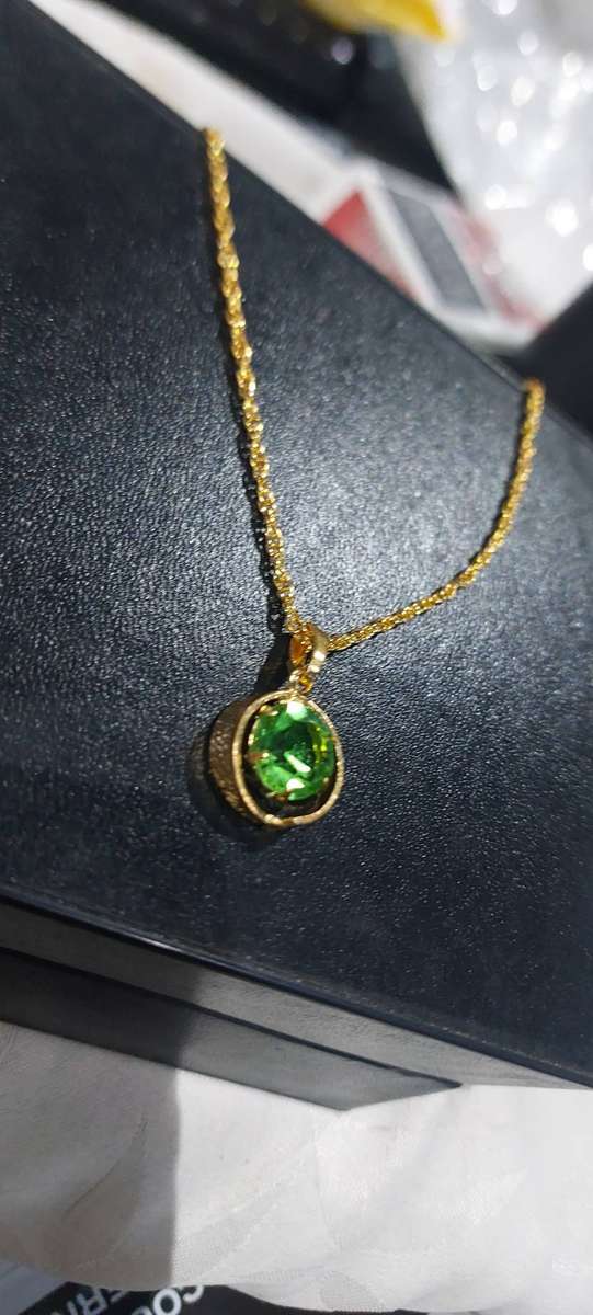 Vintage rope chain  and pendant