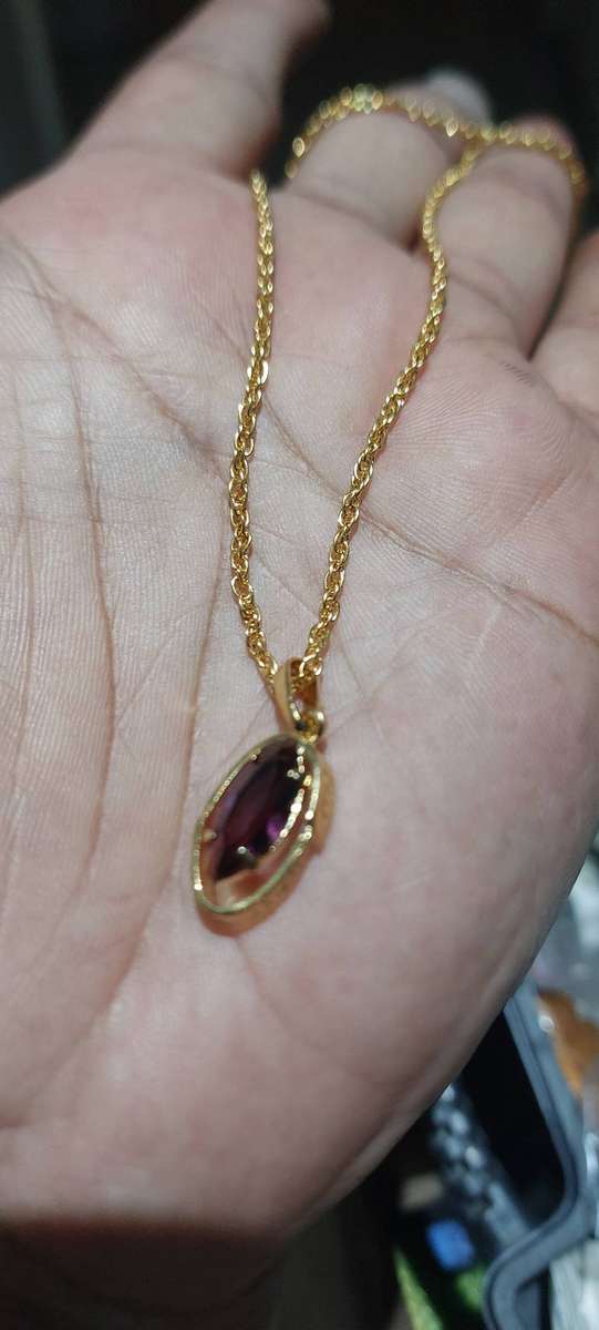 Vintage rope chain and pendant