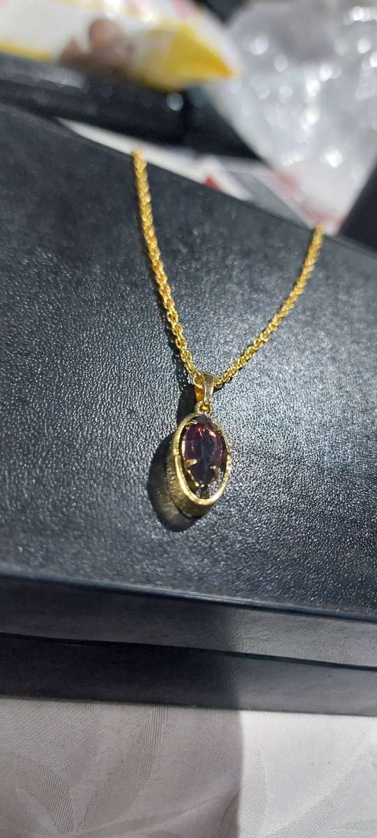 Vintage rope chain and pendant