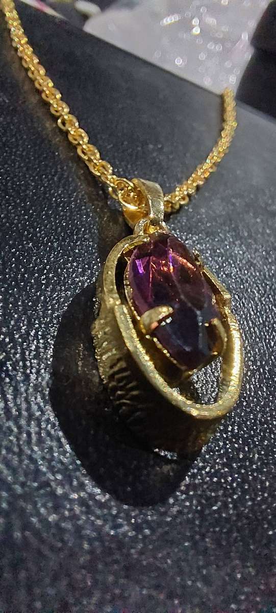 Vintage rope chain and pendant