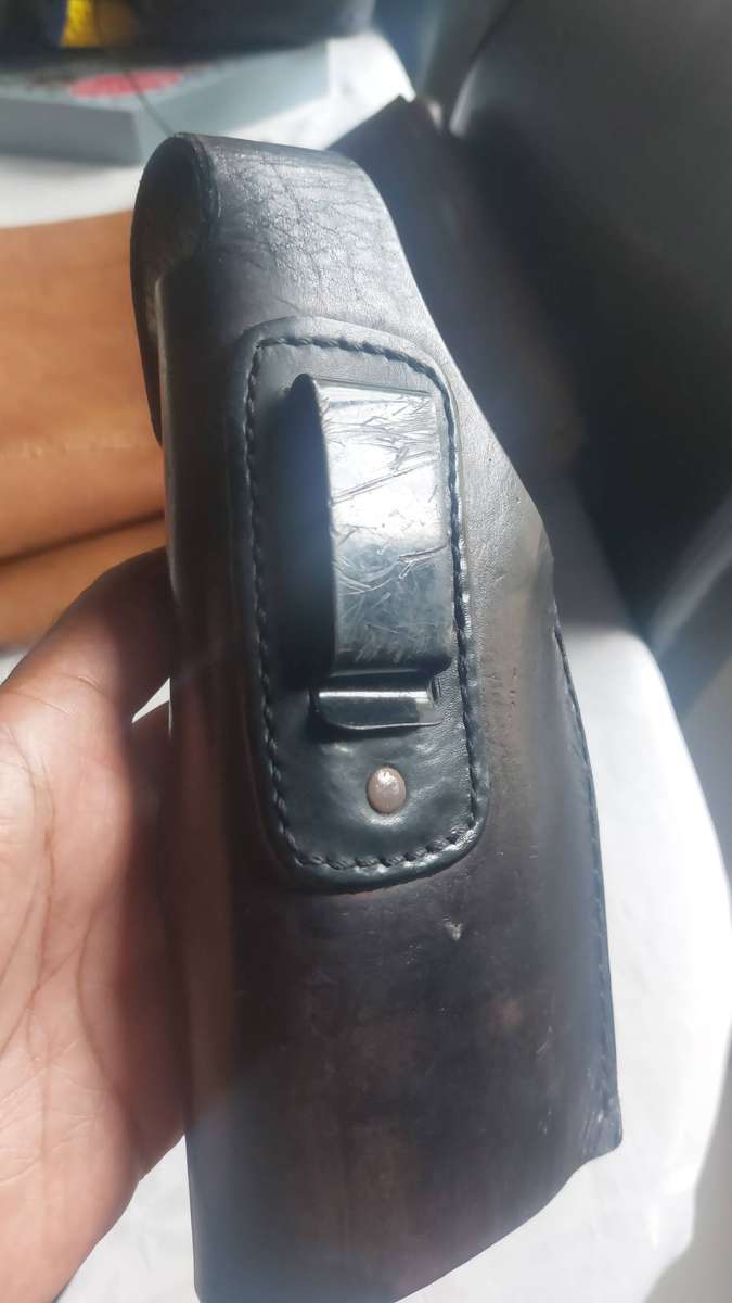 Genuine crocodile skin gun holster fit 9mm gun