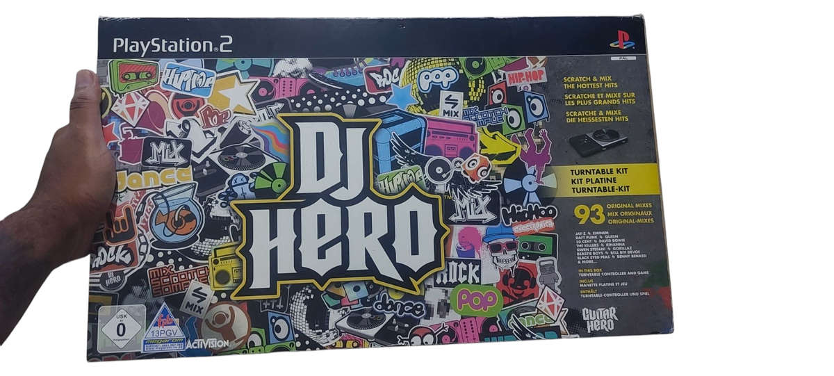 LIKE NEW IN BOX SONY DJ HERO TURNTABLE AND MIXER ONLY.