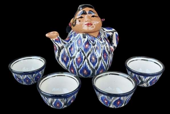 RARE vintage Uzbekistan handmade and painted