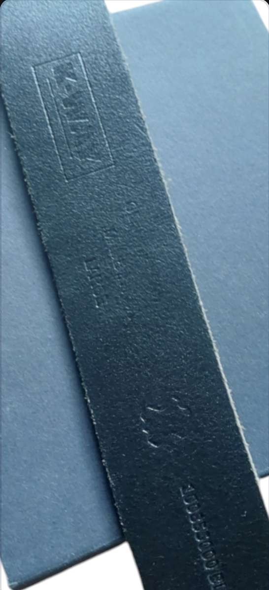 K-WAY GENUINE LEATHER HAND MADE BELT 124/126CM X 4CM THICK