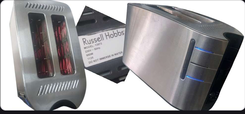 RUSSEL HOBBS 2 SLICE TOASTER STAINLESS STEEL