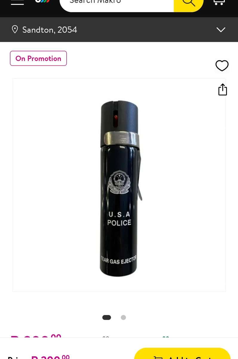 THE REAL DEAL TEAR GAS EJECTOR A MUST IN EVERY HOME / BAG AND VEHICLE