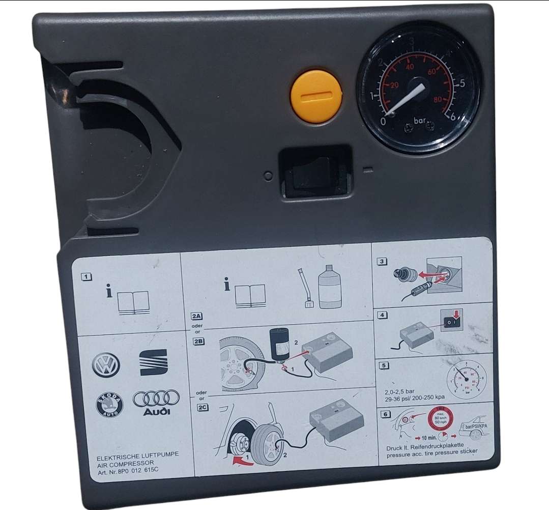 OEM VW AUDI 6 BAR TYRE AIR COMPRESSOR FOR CARS AND SUV