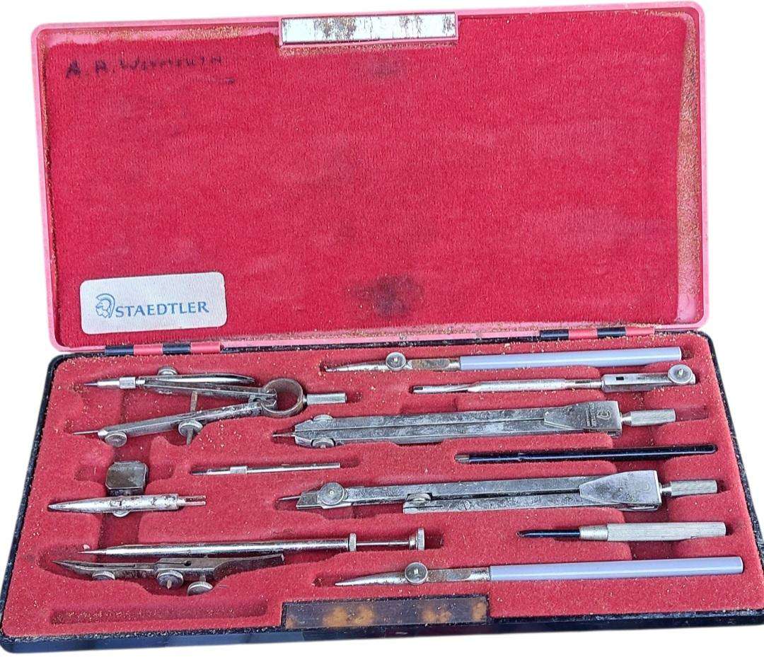 vintage made in germany staedtler tradition precision set